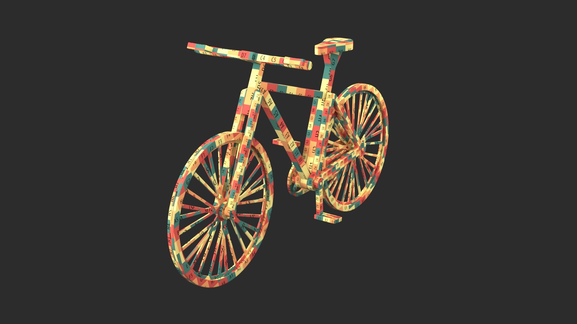 3D Wooden Bicycle https://p.turbosquid.com/ts-thumb/HX/xeQRgs/gK/wireframe_0000/jpg/1727354428/1920x1080/fit_q87/a999b751dd6ff7cbdea8795c87a372791b86dc26/wireframe_0000.jpg
