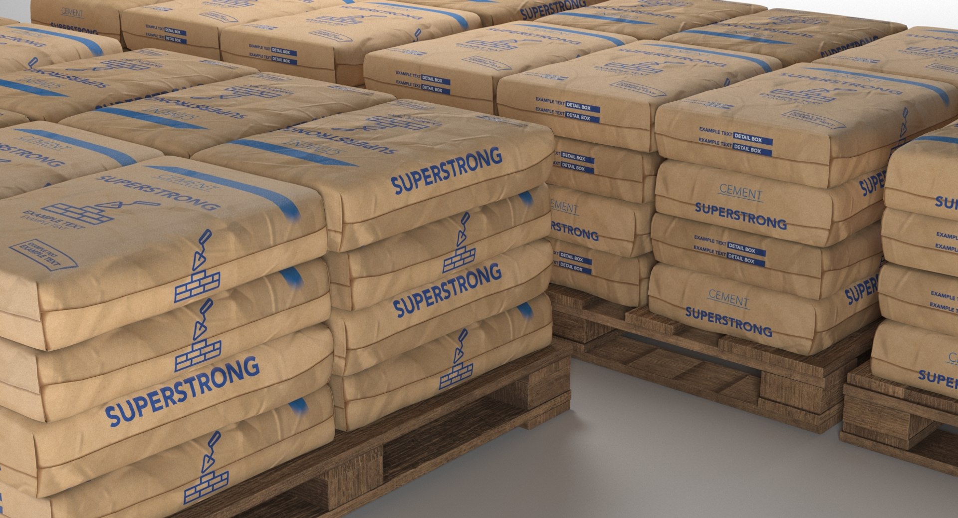 Cement Bag Model TurboSquid 1434930