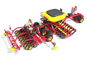 seed planter machine agricultural 3D model
