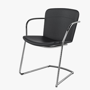 halle land cantilever chair 3d model