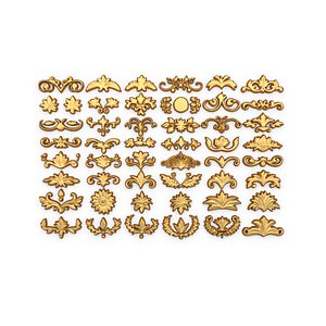 3D Acanthus Leaves Collection 21 3D print model