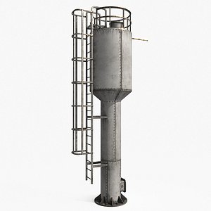 Vintage Water Tower 3D