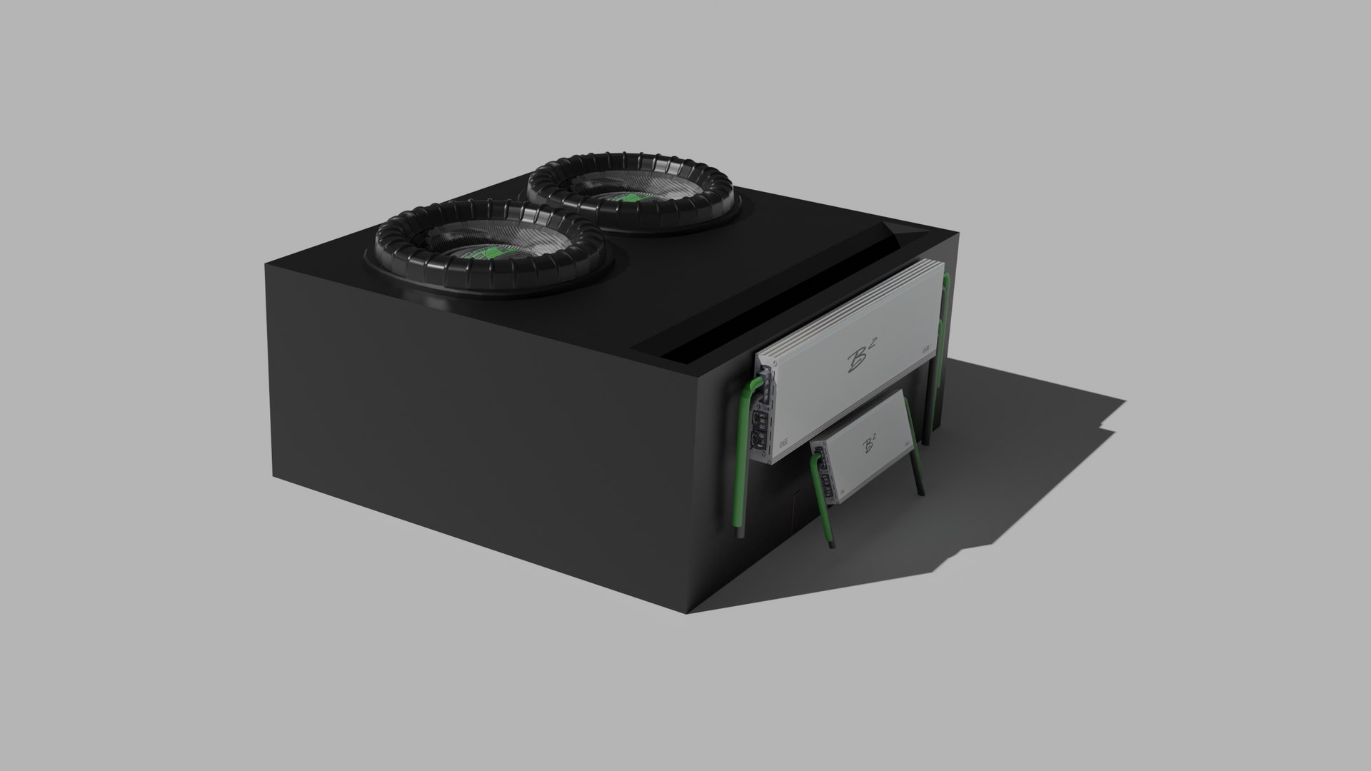 3D Subwoofer Deaf Bonce 3015R Model TurboSquid 2207185
