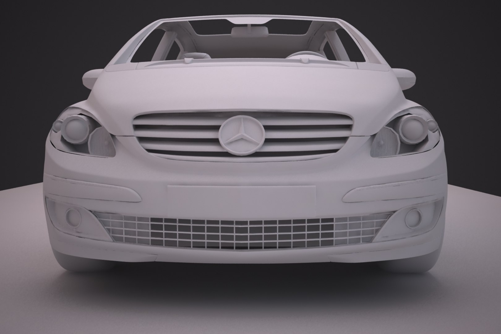 Mercedes Benz B Car 3d 3ds