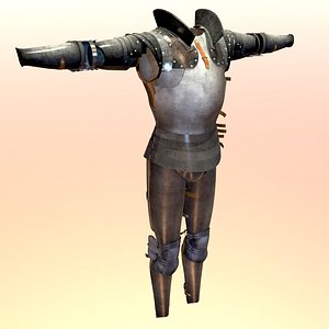 3d knight armor model