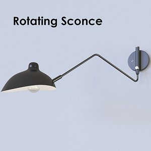 3d max rotating sconce