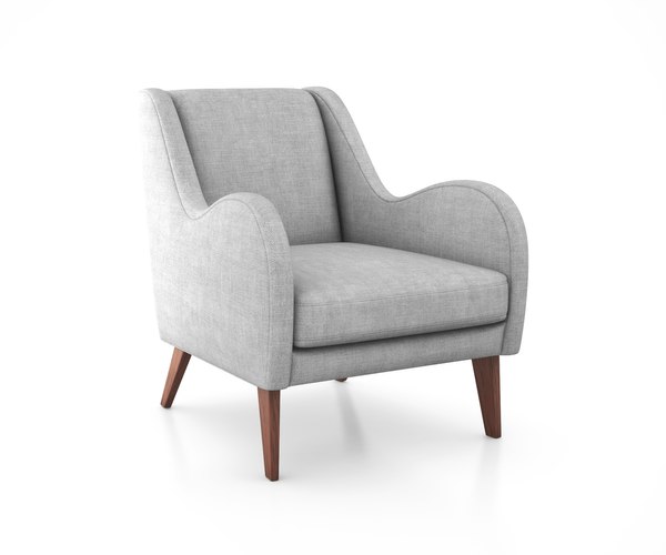 Sebastian chair west elm model TurboSquid 1293170