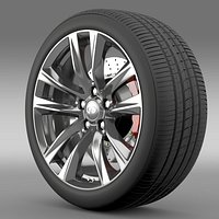 Infiniti Q70 Hybrid wheel 2015