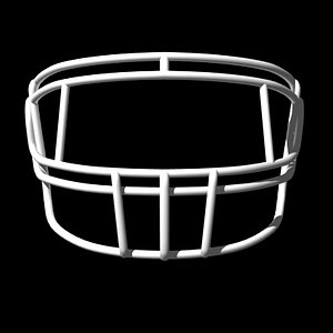 facemasks football helmet 3d model