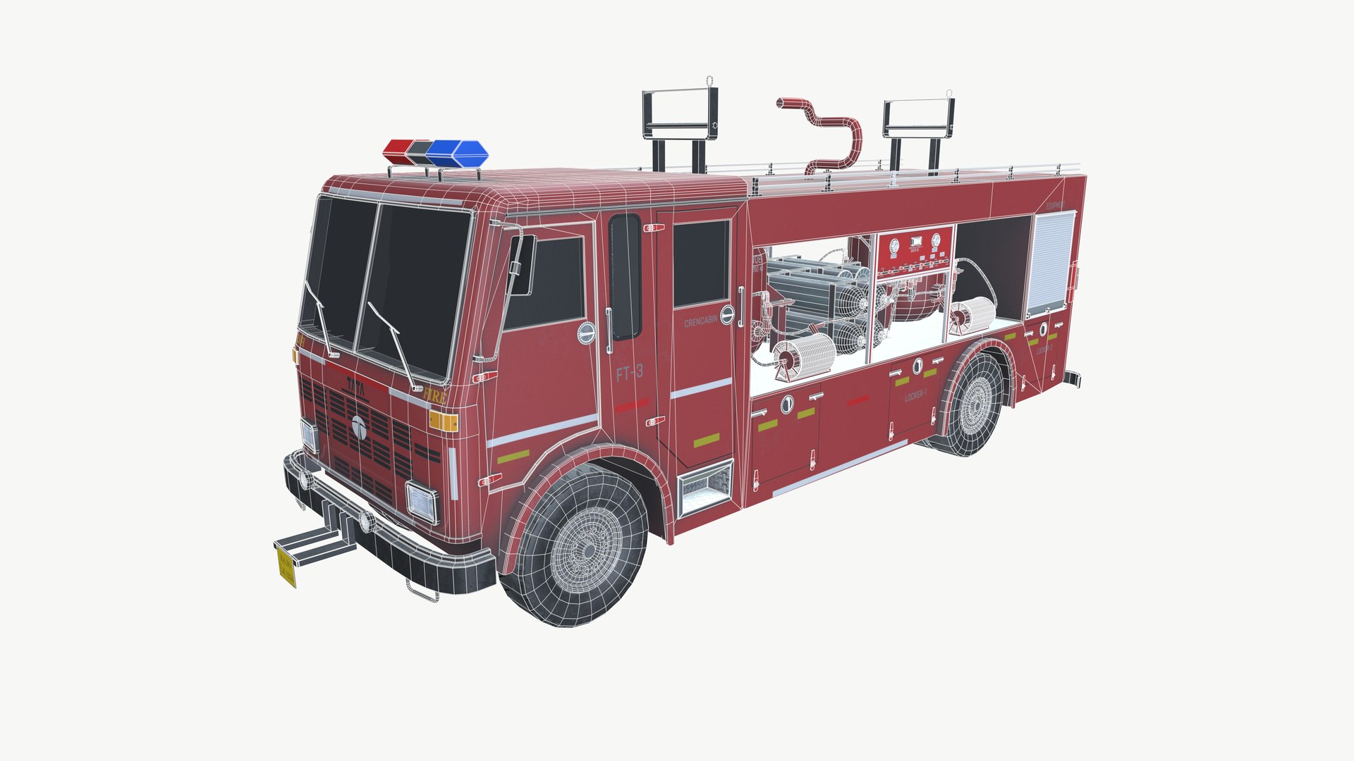 3D Fire Fighting Vehicle - TurboSquid 2270789