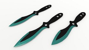throwing knife 3D model