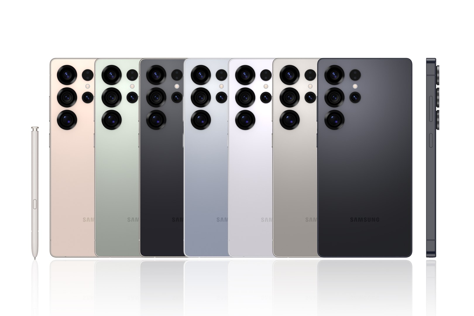 3D SAMSUNG Galaxy S25 Ultra 2025 All Colors Model - TurboSquid 2345806