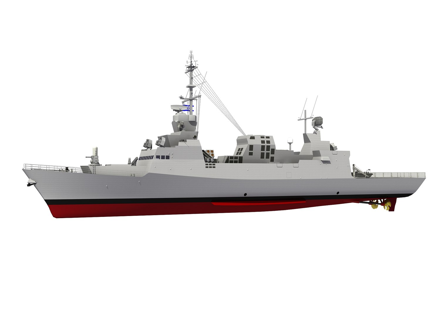 Sraeli Eilat Class Sa 3D Model - TurboSquid 1484227