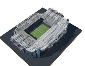Old Trafford Stadium 3D model