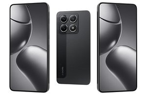 3D Xiaomi 14T Titan Black Low Poly