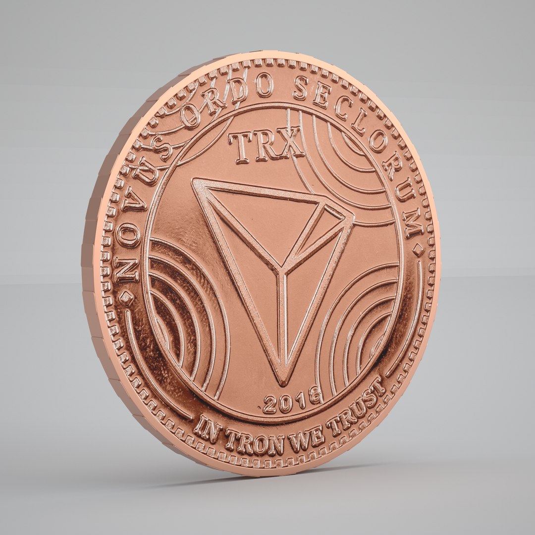 Tron Coin Copper 3D Model - TurboSquid 2409198