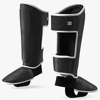 Muay Thai Leather Boot Shin Guard
