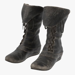 Leather Boots Worn