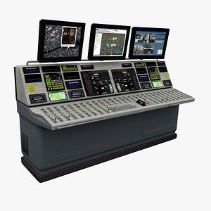 control desk 3d 3ds