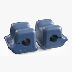 Blue Left and Right Stabilizer Bushings
