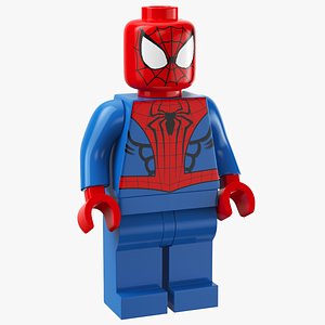 lego spider man 3D model