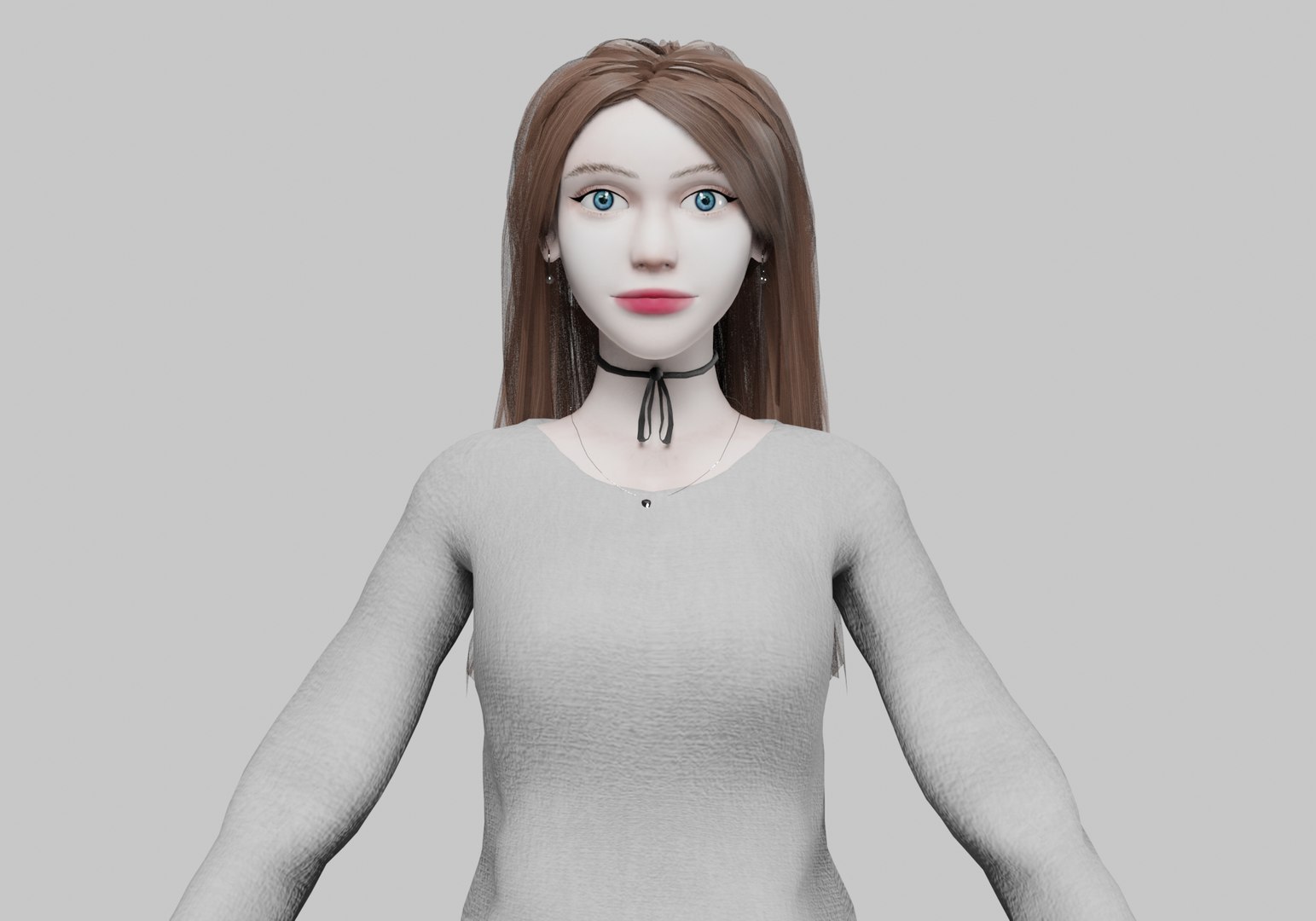 Classic Basic Woman V35009 3D Model - TurboSquid 2266784