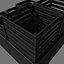 3d stacked crates model