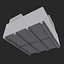 3d stacked crates model