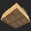 3d stacked crates model