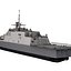 美国海军濒海战斗舰LCS-1自由（低多边形）