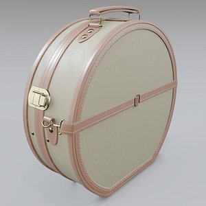 Steamline Hatbox Large Luggage 3D model