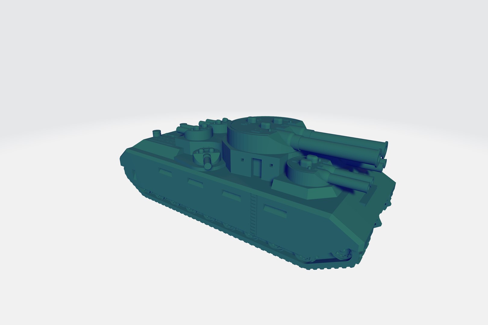 3D TG-5 Ultra Heavy Tank - TurboSquid 2251748