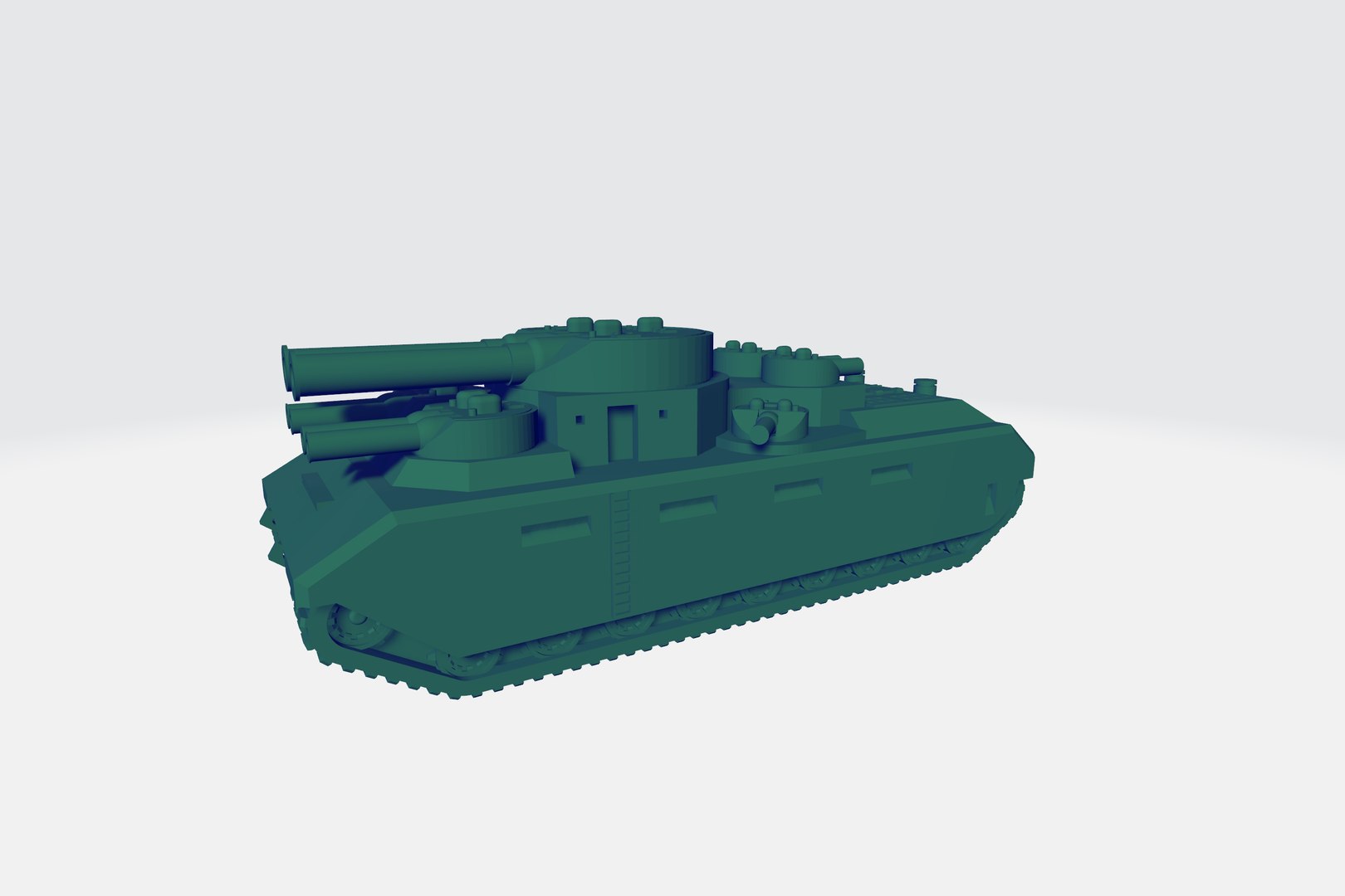 3D TG-5 Ultra Heavy Tank - TurboSquid 2251748