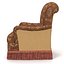Silla con flecos y brazo enrollable personalizada