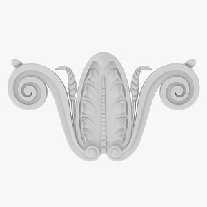Cartouche Ornament 025 3D