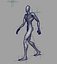 mannequin human animator 3d model