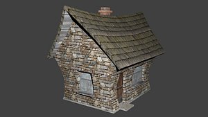 medieval house 3D