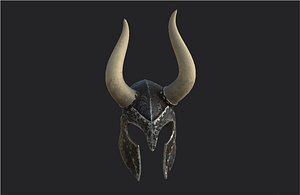 Rusty Helmet with Horns