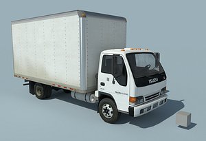 isuzu box 3d obj