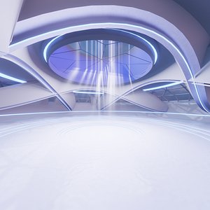 Futuristic Exbition Exterior