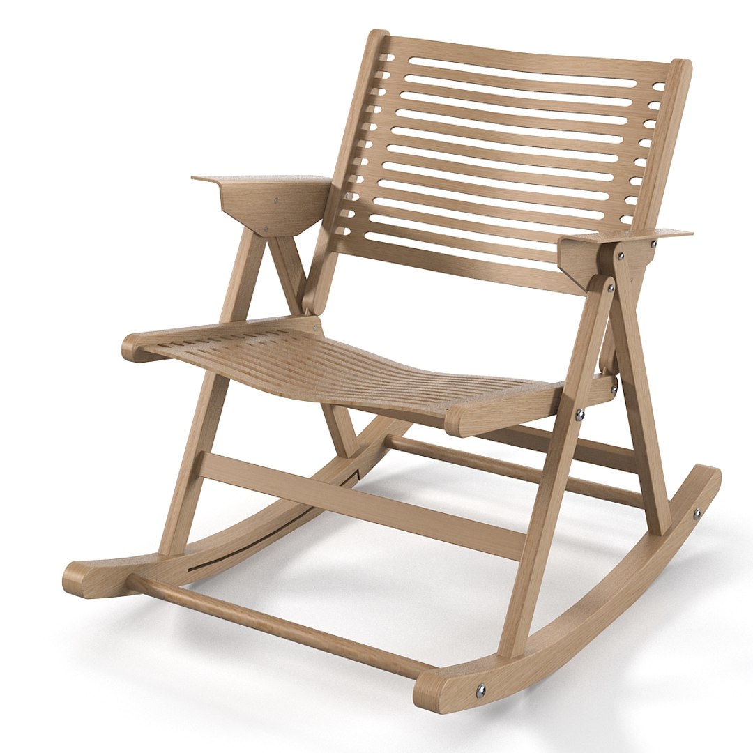 3d Rex Folding Rocker Model