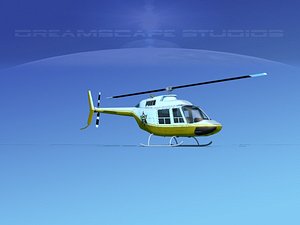 3D rotor bell 206 model