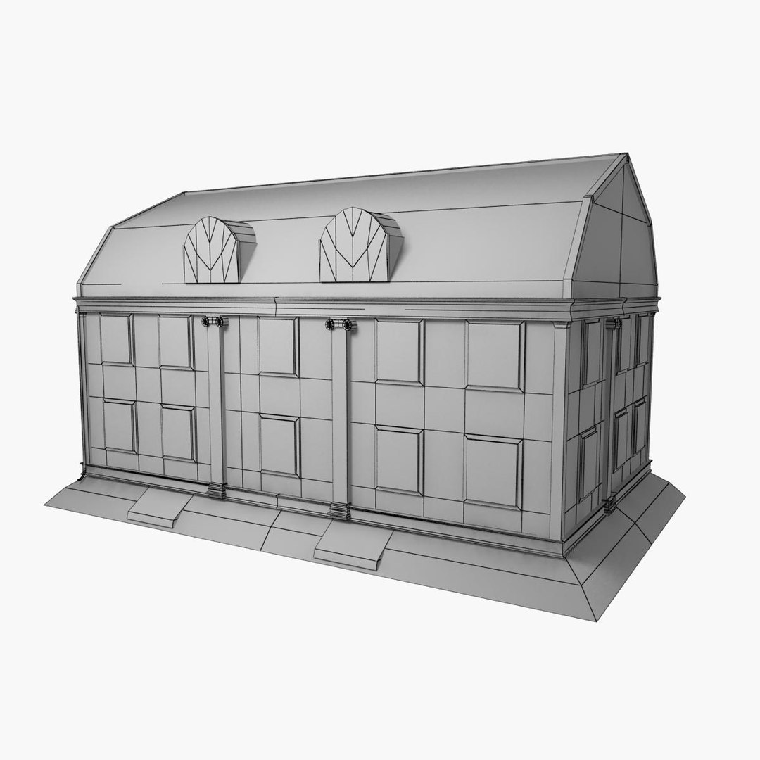 Old Rural House 3d Model