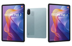 Xiaomi Redmi Pad 2 Blue Low Poly 3D model
