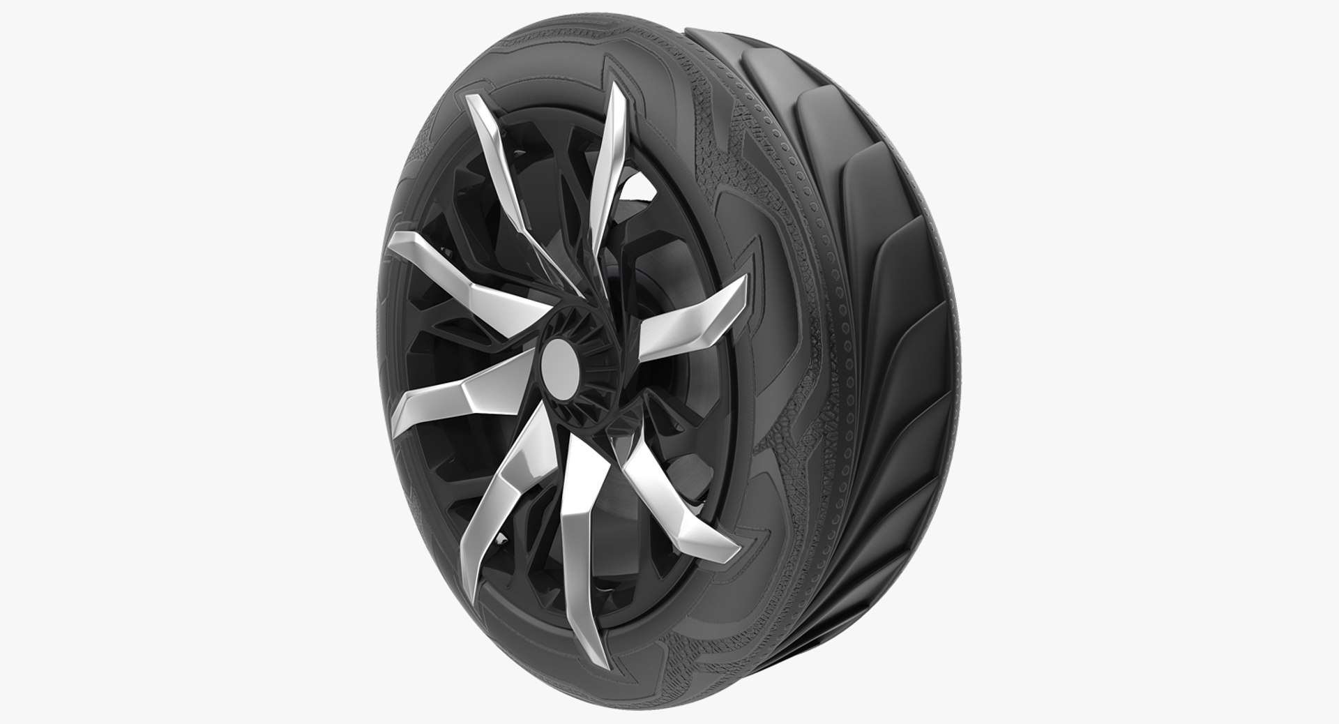 Concept Wheel 3D model preview