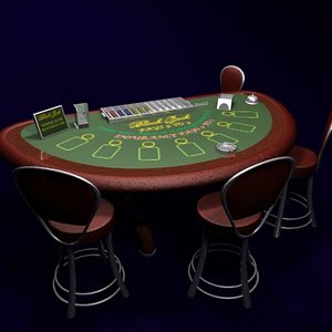 BlackJack table model