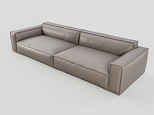 leather sofa 3D model