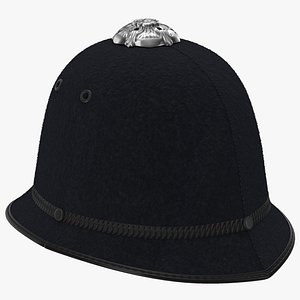 UK Bobby Pith Helmet 3D Model