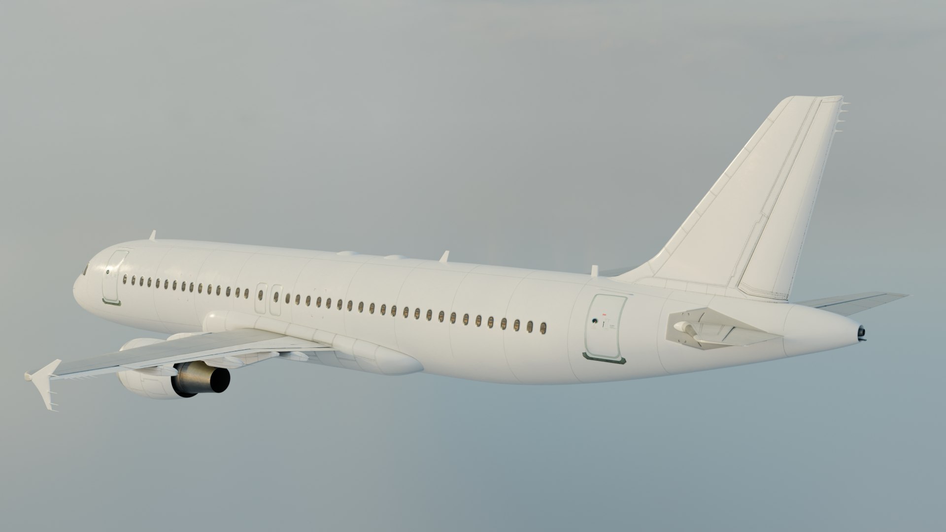 Airbus A320 Passenger Airplane 3D Model - TurboSquid 2370918