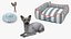 Sphynx Cat with Cat Accessories Collection